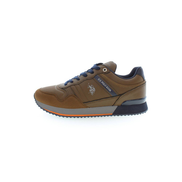 U.S. POLO ASSN. Brown Polyester Sneaker US-14577 U.S. POLO ASSN. Brown Polyester Sneaker US-14577
