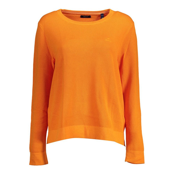 Gant Orange Cotton Sweater Gant Orange Cotton Sweater