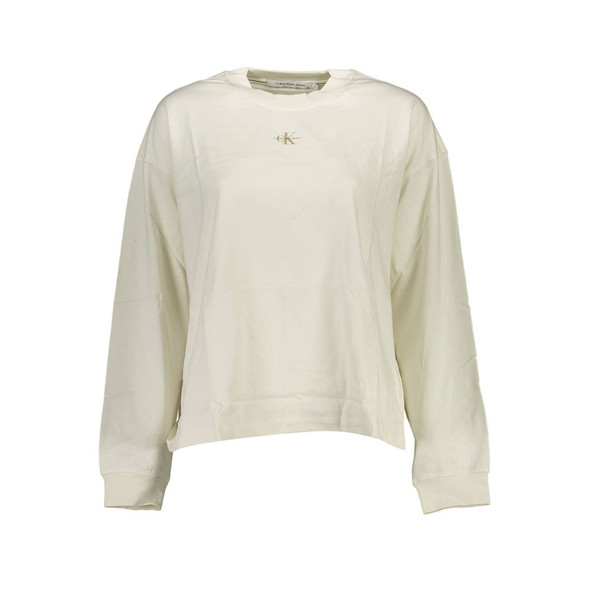 Calvin Klein White Cotton Tops & T-Shirt Calvin Klein White Cotton Tops & T-Shirt