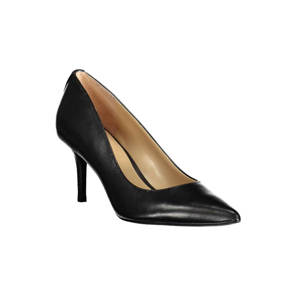 Black Leather Flat Shoe RA-19484 Black Leather Flat Shoe RA-19484