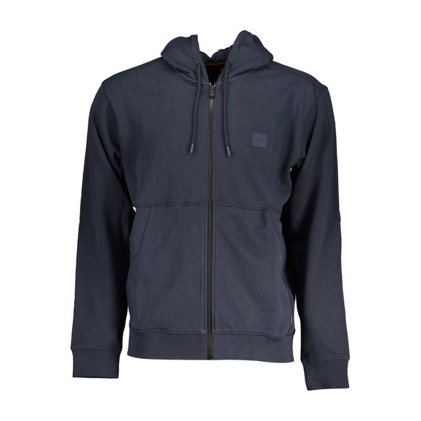 Hugo Boss Blue Cotton Sweater BO-22029 Hugo Boss Blue Cotton Sweater BO-22029