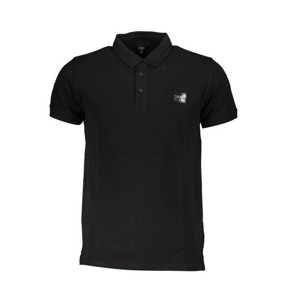 Black Cotton Polo Shirt CA-22346 Black Cotton Polo Shirt CA-22346