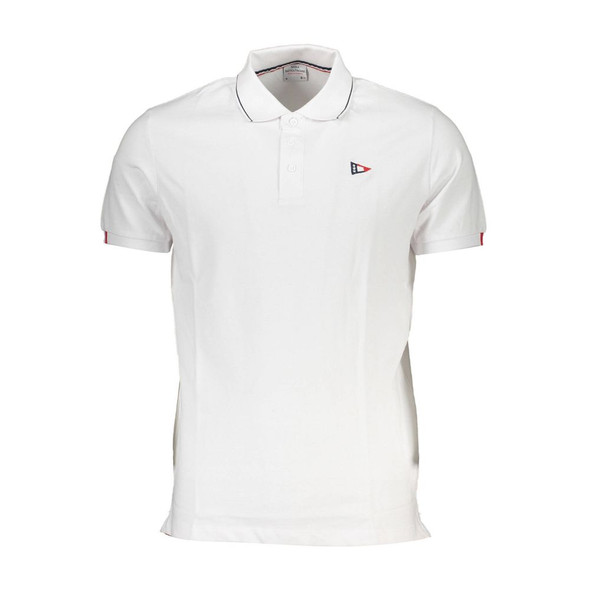 White Cotton Polo Shirt SC-22683 White Cotton Polo Shirt SC-22683
