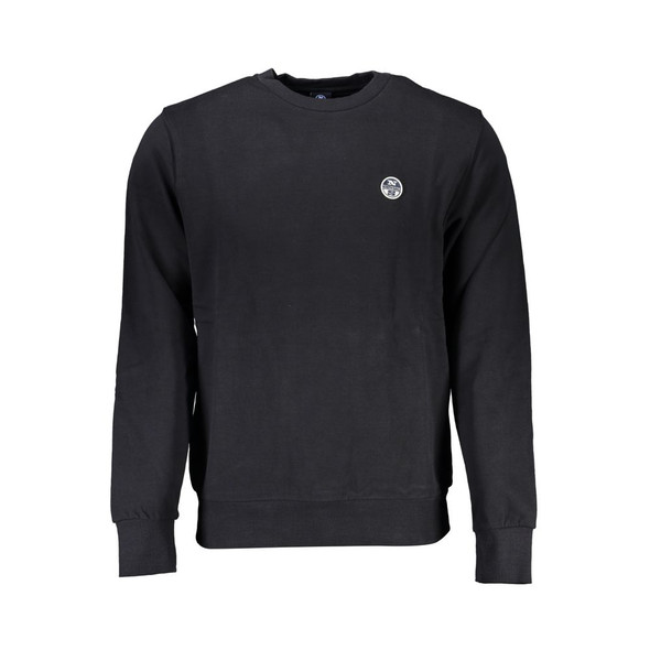 North Sails Black Cotton Sweater NO-27278 North Sails Black Cotton Sweater NO-27278