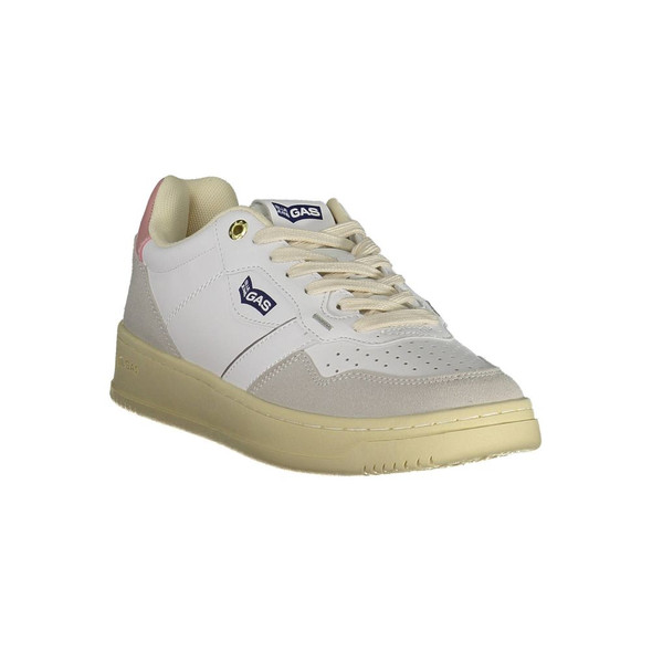 Gas White Artificial Leather Sneaker GA-21830 Gas White Artificial Leather Sneaker GA-21830