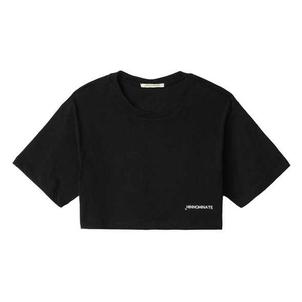 Hinnominate Black Cotton Tops & T-Shirt HI-15674 Hinnominate Black Cotton Tops & T-Shirt HI-15674