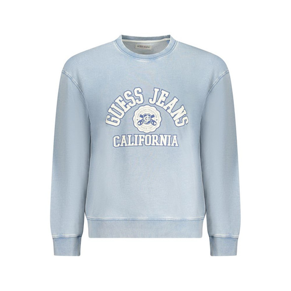Guess Jeans Blue Cotton Sweater GU-35063 Guess Jeans Blue Cotton Sweater GU-35063