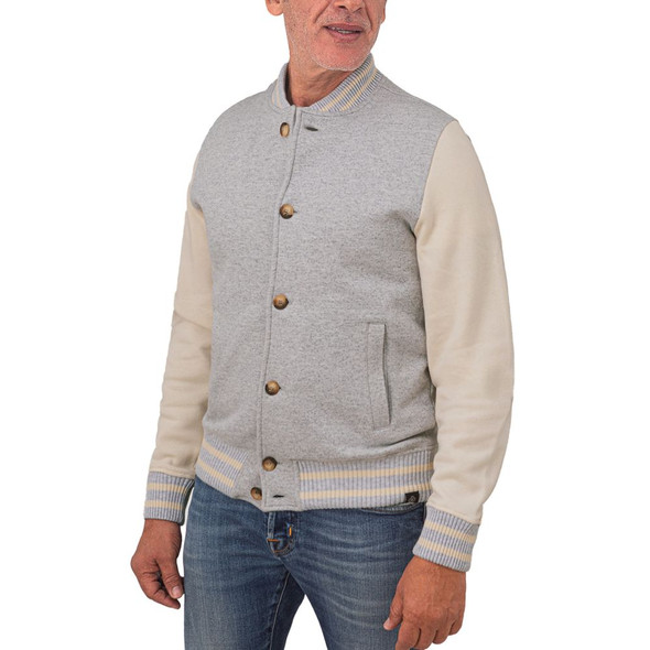 Gran Sasso Gray Cotton Jackets & Coat Gran Sasso Gray Cotton Jackets & Coat