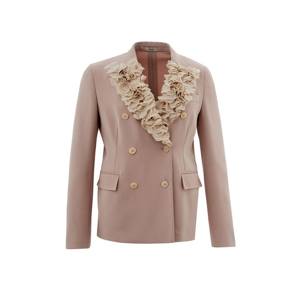 Lardini Gray Polyester Jackets & Coat Lardini Gray Polyester Jackets & Coat