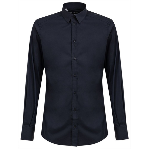 Dolce & Gabbana Blue Cotton Shirt DO-8331673 Dolce & Gabbana Blue Cotton Shirt DO-8331673