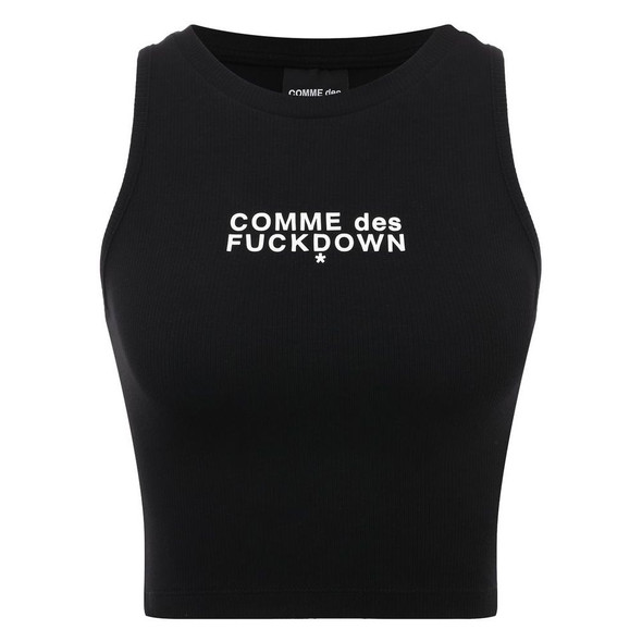 Comme Des Fuckdown Black Cotton Tops & T-Shirt CO-15684 Comme Des Fuckdown Black Cotton Tops & T-Shirt CO-15684