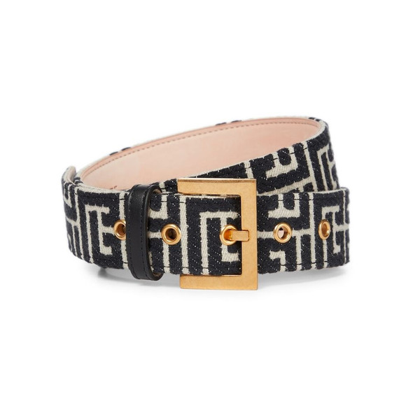 Balmain Black Leather Belt Balmain Black Leather Belt