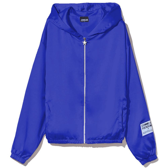 Comme Des Fuckdown Blue Polyester Sweater Comme Des Fuckdown Blue Polyester Sweater