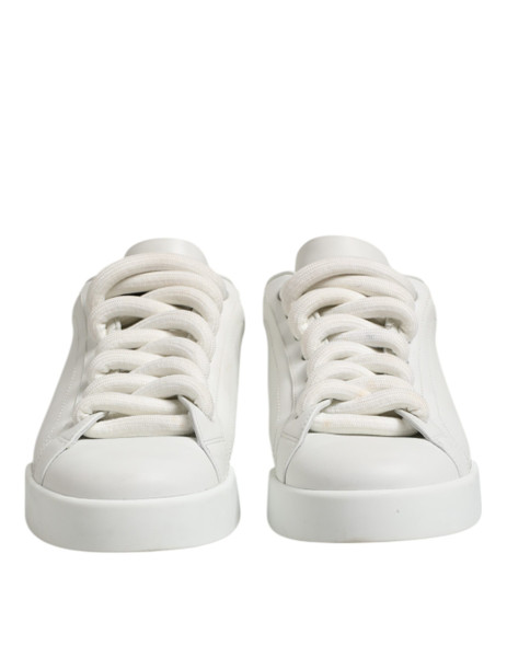 Dolce & Gabbana White Logo Lace Up Low Top Men Sneakers Shoes Dolce & Gabbana White Logo Lace Up Low Top Men Sneakers Shoes