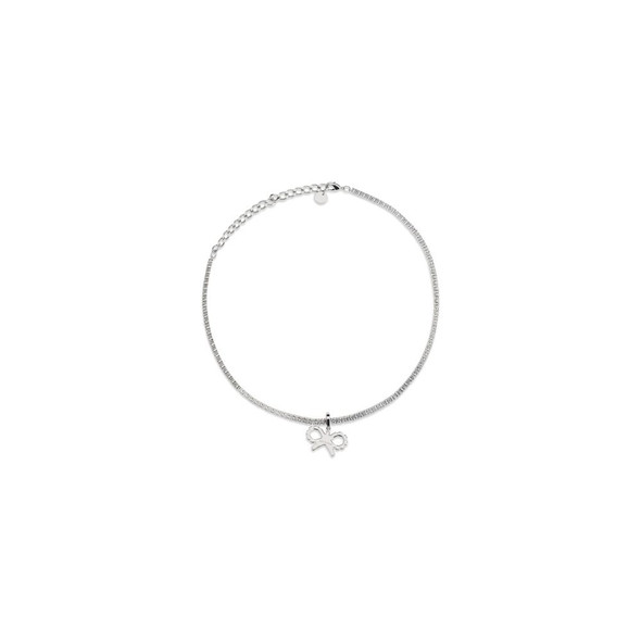 Tennis necklace with bow pendant Tennis necklace with bow pendant