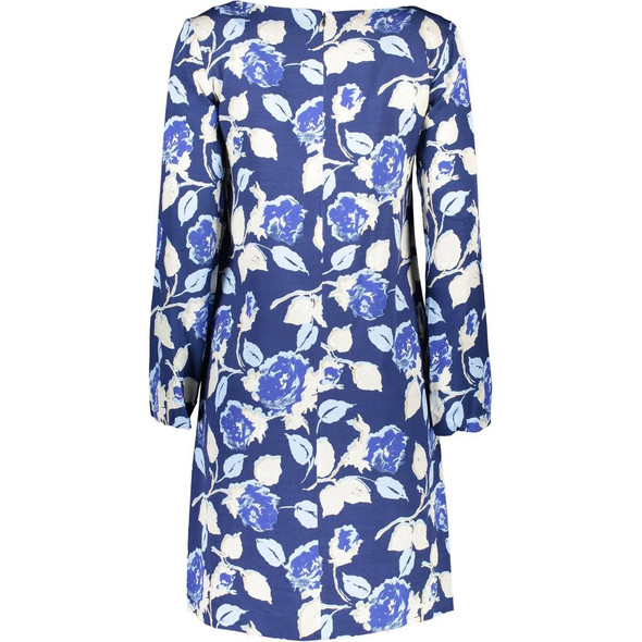 Gant Blue Viscose Dress GA-1404 Gant Blue Viscose Dress GA-1404