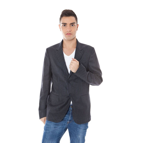 Calvin Klein Gray Wool Jacket Calvin Klein Gray Wool Jacket