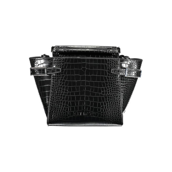 Calvin Klein Black Polyethylene Handbag CA-7326 Calvin Klein Black Polyethylene Handbag CA-7326