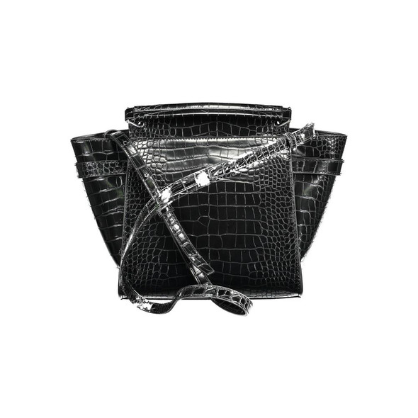 Calvin Klein Black Polyethylene Handbag CA-7326 Calvin Klein Black Polyethylene Handbag CA-7326