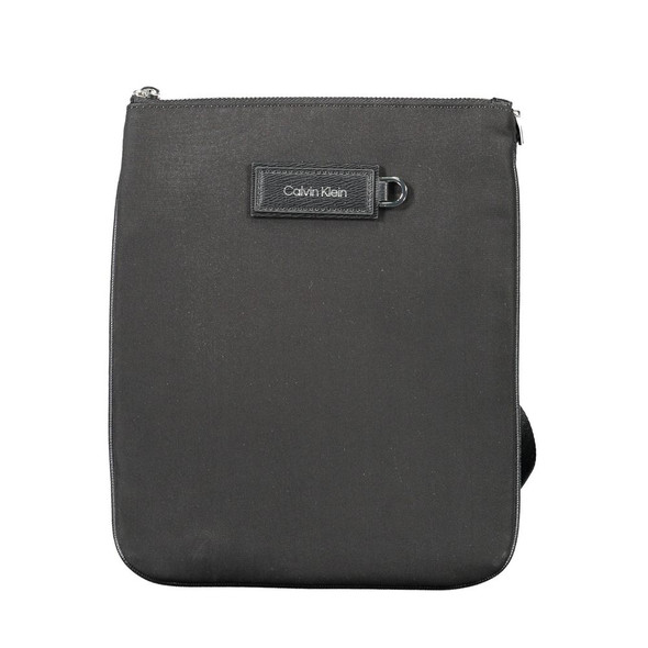 Black Polyester Shoulder Bag CA-8796 Black Polyester Shoulder Bag CA-8796
