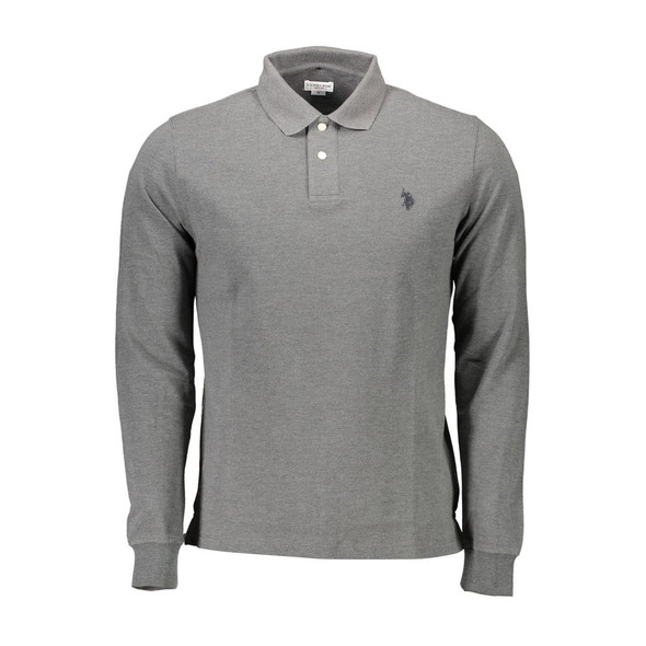U.S. POLO ASSN. Gray Cotton Polo Shirt U.S. POLO ASSN. Gray Cotton Polo Shirt
