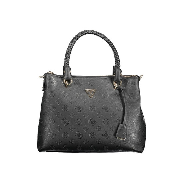 Guess Jeans Black Polyethylene Handbag GU-10633 Guess Jeans Black Polyethylene Handbag GU-10633