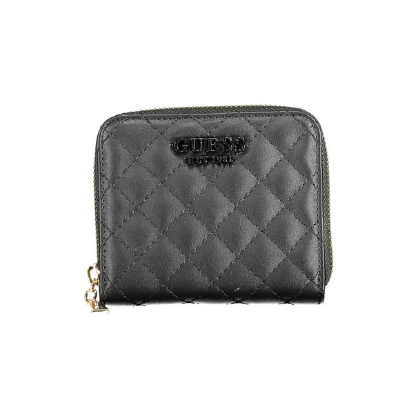 Guess Jeans Black Polyethylene Wallet GU-10895 Guess Jeans Black Polyethylene Wallet GU-10895