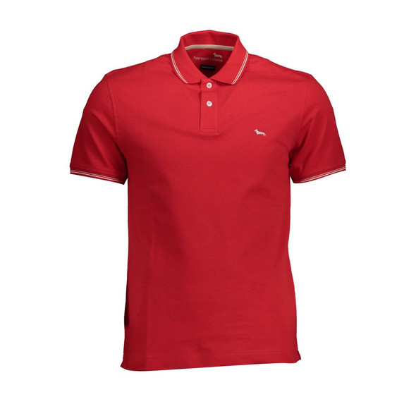 Harmont & Blaine Red Cotton Polo Shirt HA-11240 Harmont & Blaine Red Cotton Polo Shirt HA-11240