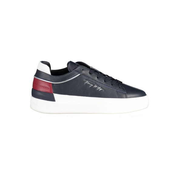 Tommy Hilfiger Blue Polyester Sneaker TO-13632 Tommy Hilfiger Blue Polyester Sneaker TO-13632