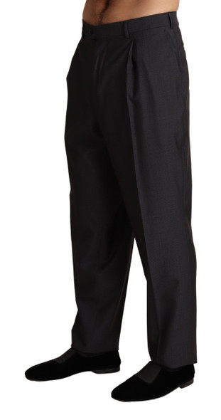Dolce & Gabbana Gray Wool Blend Formal Trousers Pants Dolce & Gabbana Gray Wool Blend Formal Trousers Pants