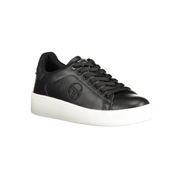 Sergio Tacchini Black Polyester Sneaker Sergio Tacchini Black Polyester Sneaker