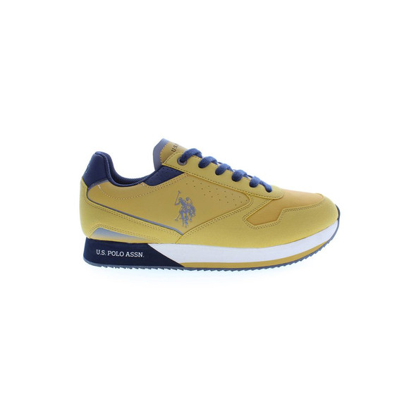 Yellow Polyester Sneaker US-14564 Yellow Polyester Sneaker US-14564