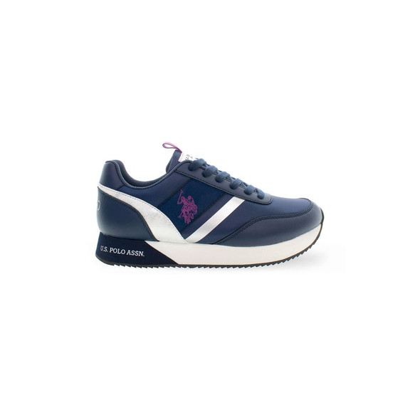 U.S. POLO ASSN. Blue Polyester Sneaker US-15454 U.S. POLO ASSN. Blue Polyester Sneaker US-15454