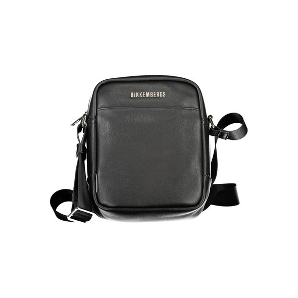 Bikkembergs Black Polyethylene Shoulder Bag Bikkembergs Black Polyethylene Shoulder Bag