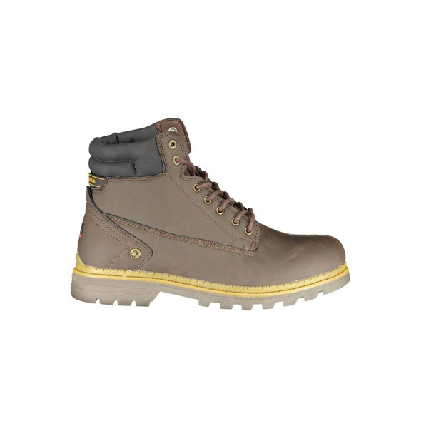 Brown Polyester Boot CA-15776 Brown Polyester Boot CA-15776