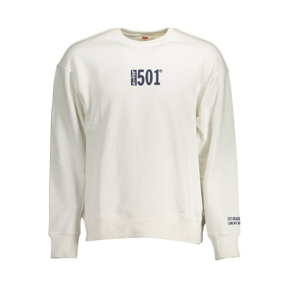 Levi's White Cotton Sweater Levi's White Cotton Sweater