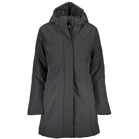 North Sails Black Polyester Jackets & Coat North Sails Black Polyester Jackets & Coat