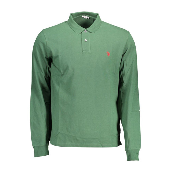 U.S. POLO ASSN. Green Cotton Polo Shirt US-16934 U.S. POLO ASSN. Green Cotton Polo Shirt US-16934