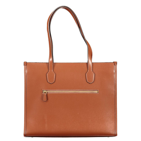 Brown Polyethylene Handbag GU-17236 Brown Polyethylene Handbag GU-17236