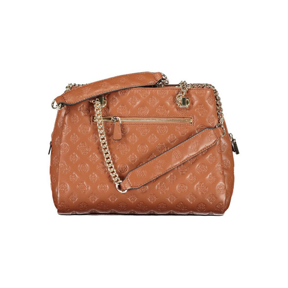 Brown Polyethylene Handbag GU-17241 Brown Polyethylene Handbag GU-17241