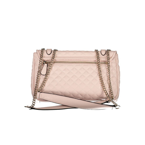 Guess Jeans Pink Polyethylene Handbag GU-17268 Guess Jeans Pink Polyethylene Handbag GU-17268
