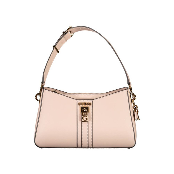 Guess Jeans Pink Polyethylene Handbag GU-17275 Guess Jeans Pink Polyethylene Handbag GU-17275