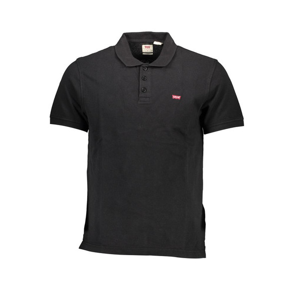 Levi's Black Cotton Polo Shirt Levi's Black Cotton Polo Shirt