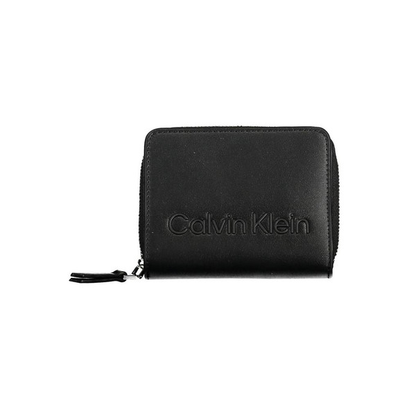Calvin Klein Black Polyethylene Wallet CA-17630 Calvin Klein Black Polyethylene Wallet CA-17630