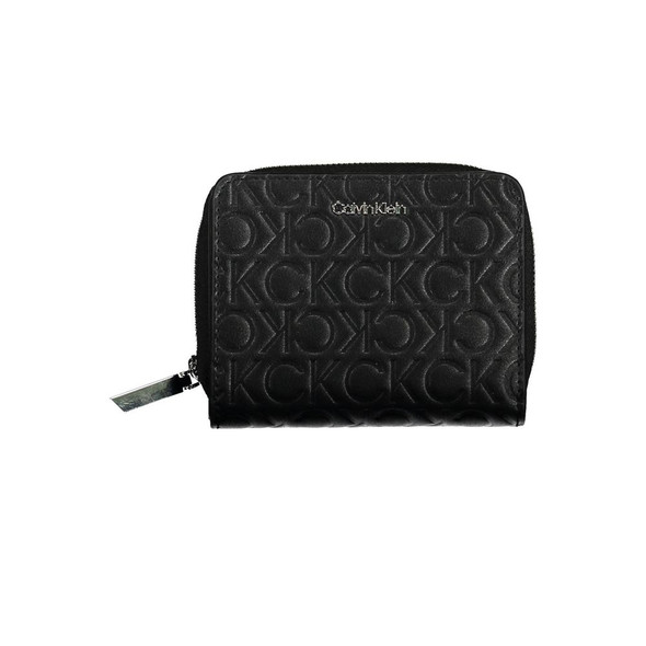 Calvin Klein Black Polyester Wallet CA-17758 Calvin Klein Black Polyester Wallet CA-17758