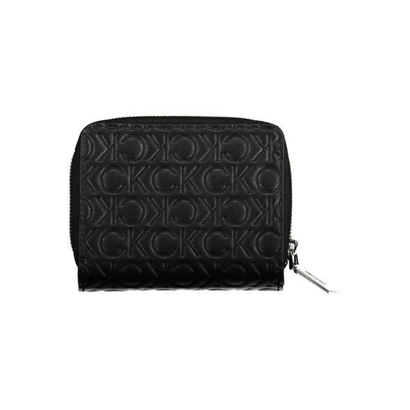 Calvin Klein Black Polyester Wallet CA-17758 Calvin Klein Black Polyester Wallet CA-17758