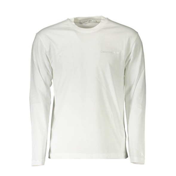 Calvin Klein White Cotton T-Shirt CA-18036 Calvin Klein White Cotton T-Shirt CA-18036