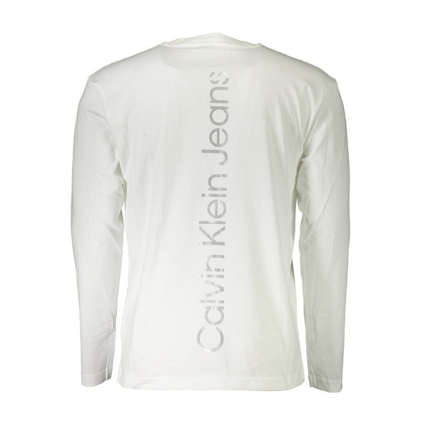 Calvin Klein White Cotton T-Shirt CA-18036 Calvin Klein White Cotton T-Shirt CA-18036