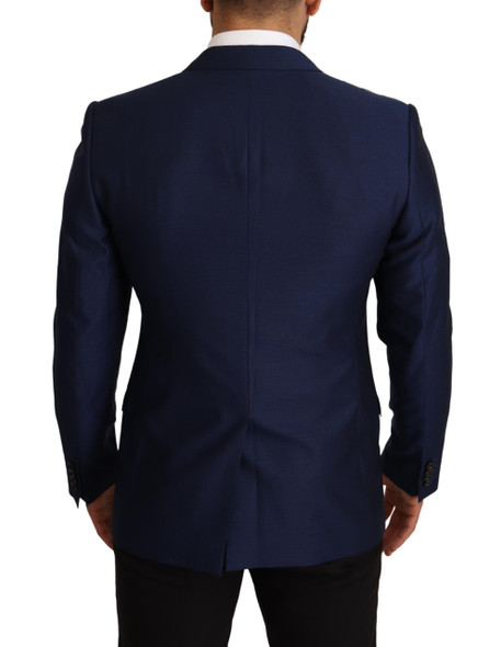 Navy Blue Slim Fit Jacket MARTINI Blazer Navy Blue Slim Fit Jacket MARTINI Blazer