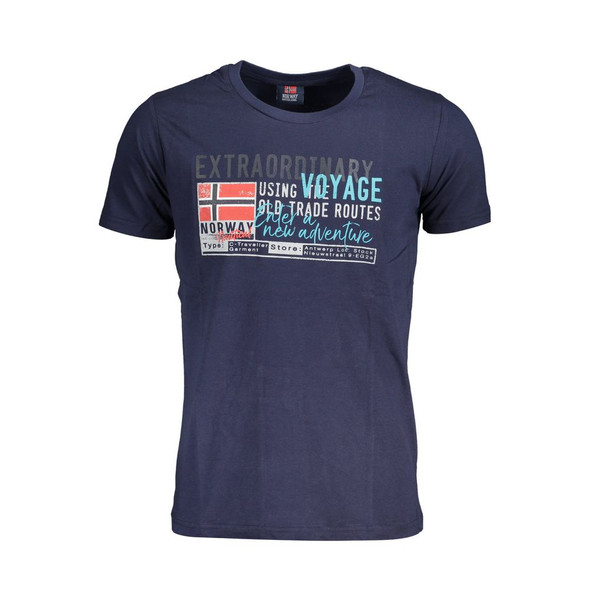 Norway 1963 Blue Cotton T-Shirt NO-20813 Norway 1963 Blue Cotton T-Shirt NO-20813